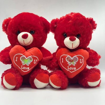 خرس قرمز قلب براق